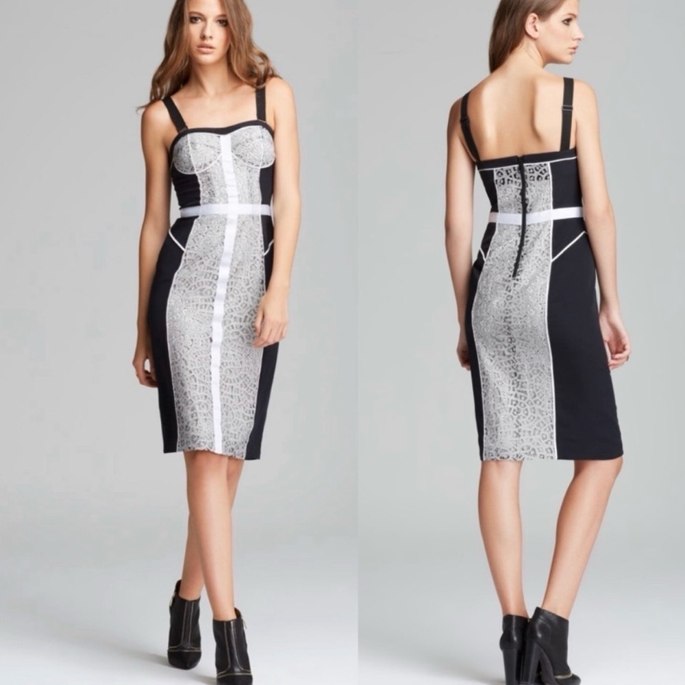 NWT Rebecca Minkoff Black and White Women's Dress 10